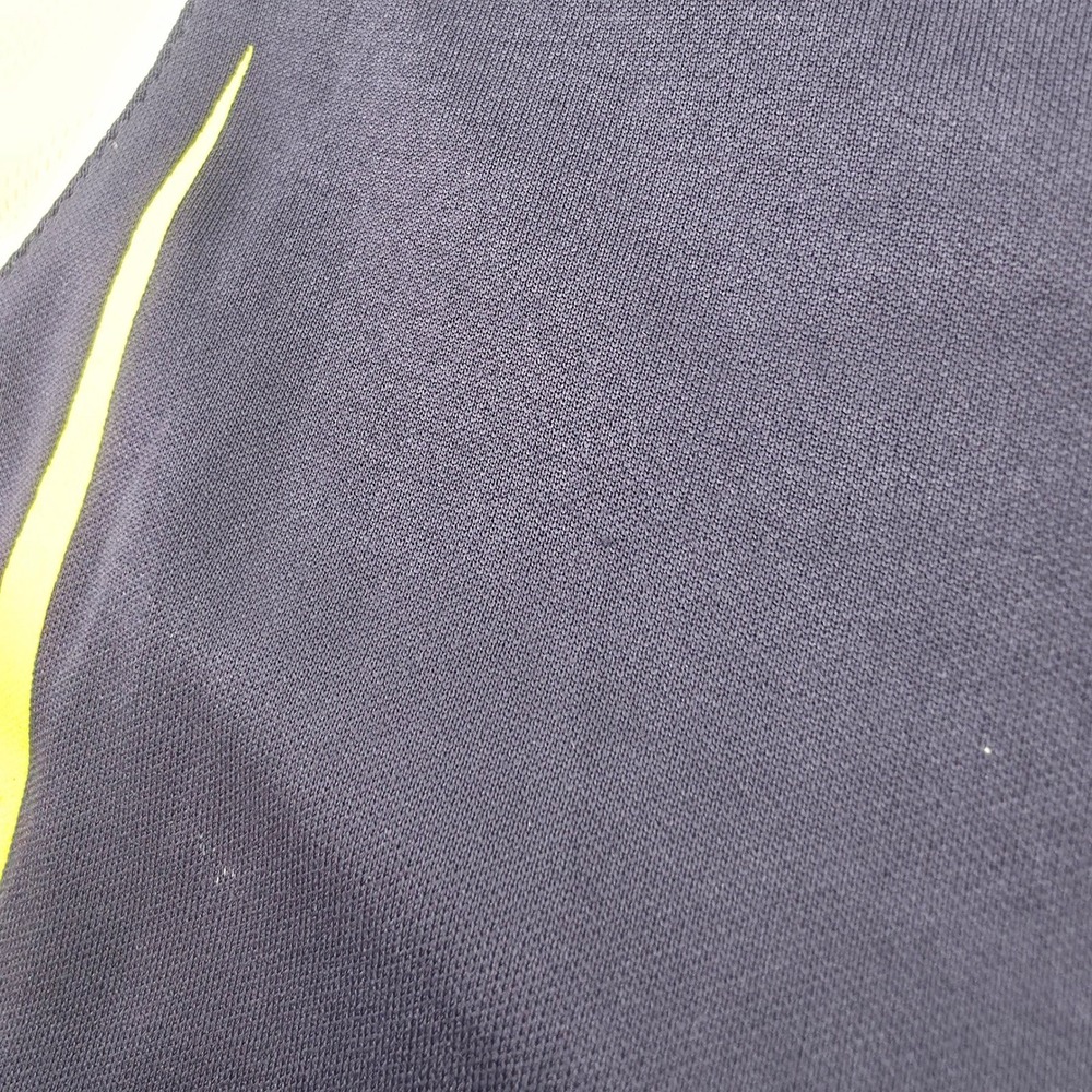 Real Madrid CF Soccer Jersey Rhinox navy Neon Lime Green Mens Small S V-Neck - Picture 12 of 13